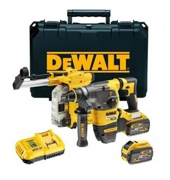 Dewalt Akumulátorové kombinované kladivo s odsávaním 2x9 Ah Dewalt FLEXVOLT DCH335X2