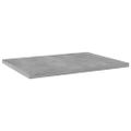 vidaXL Prídavné police 4ks, betónovo sivé 40x30x1,5cm kompozitné drevo