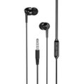 Drôtové slúchadlá XO EP37 jack 3,5mm čierne