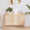 vidaXL dvierka skriniek Louvred Design 4 ks 69x29,5 cm masív borovica