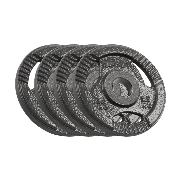 Sada litinových závaží 4x2,5kg, 51mm, REBEL ACTIVE RBA-2143-02.5