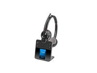 Savi 8400 series - náhlavná súprava - náhlavná - DECT / Bluetooth - bezdrôtová - odstránenie šumu - čierna