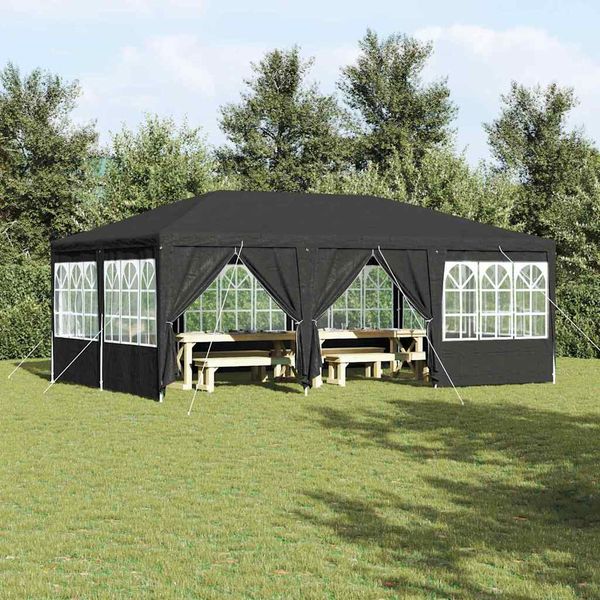 vidaXL Párty stan Antracit 600 x 400 x 266 cm Polyetylén