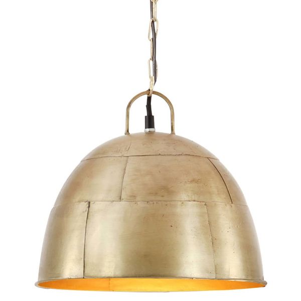vidaXL Industriálna vintage závesná lampa 25 W, mosadzná 31 cm E27