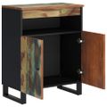 vidaXL Komoda s 2 dvierkami 60x33x75 cm masívne recyklované drevo