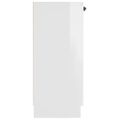 vidaXL Komoda lesklá biela 60x30x70 cm spracované drevo