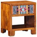 vidaXL Servírovacia skriňa Viacfarebný 40 x 35 x 45 cm akáciový masív
