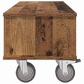 vidaXL TV stolík 100 x 35 x 35 cm Staré drevo Kompozitné drevo