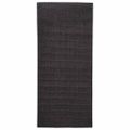 vidaXL Koberec prírodný sisal 66x150 cm čierny