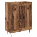 vidaXL Servírovacia skriňa Staré drevo 69,5 x 34 x 90 cm