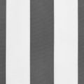 vidaXL Náhradná látka na volán markízy antracitovo-biela pruhovaná 400 cm