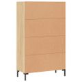 vidaXL Vysoká skrinka dub sonoma 69,5x31x115 cm kompozitné drevo