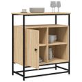 vidaXL Komoda, dub sonoma, 69x35x80 cm, imitácia dreva