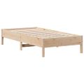 vidaXL Posteľ bez matraca 75x190 cm masívna borovica