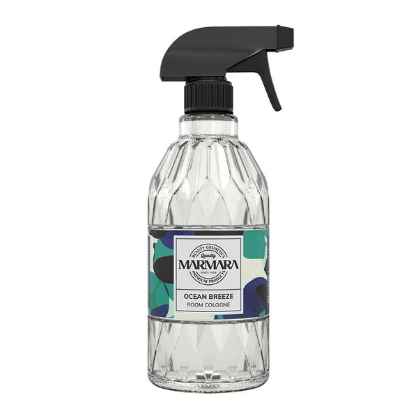 Osviežovač vzduchu do bytu, barber shopu alebo kaderníctva MARMARA Room cologne Ocean breeze 500 ml