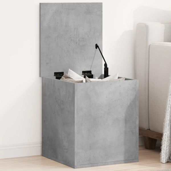 vidaXL Úložný box betónovosivý 40x42x46 cm kompozitné drevo