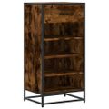 vidaXL Regál na topánky dymový dub 48x38x97,5 cm spracované drevo