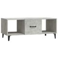 vidaXL Konferenčný stolík betónovo sivý 102x50x40 cm spracované drevo