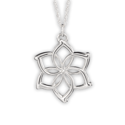 Strieborný prívesok Galadriel - kvetina (Ag 925)