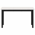 vidaXL lavička Biela 80 x 35 x 45 cm Masívne borovicové drevo