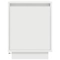 vidaXL Nočné skrinky s LED osvetlením 2 ks Biela 38x34x50 cm