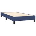 vidaXL Posteľný rám boxsping s matracom modrý 80x200 cm látka