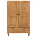 vidaXL Highboard 60 x 33 x 100 cm Masívne mango drevo