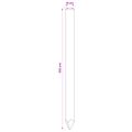vidaXL Plotové stĺpy 6 ks Zelená 150 cm Borovicový masív