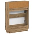vidaXL Skriňa na topánky HOORN 78 x 24 x 100 cm Kompozitné drevo