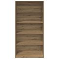vidaXL Šatník dub artisan 100x50x200 cm kompozitné drevo