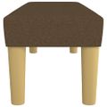 vidaXL Lavička tmavohnedá 100x30x30 cm látka