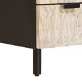 vidaXL Highboard s dverami Biele umývanie dokončenie 60 x 33 x 100 cm