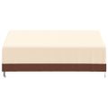 vidaXL Obal na 3-miestnu lavicu béžový 198x97x48/74 cm 600D oxford