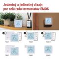 Podlahový programovateľný drôtový WiFi GoSmart termostat P56S01F