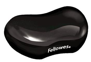 Fellowes Podložka pod zápästie CRYSTAL gelová čierna