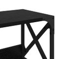vidaXL Stojan na tlačiareň Čierny dub 44 x 26 x 31.5 cm