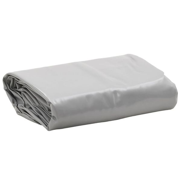 vidaXL Celta sivá Ø 4 m 650 g/m²
