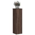 vidaXL Stojany na rastliny 2 ks hnedý dub 17x17x60 cm kompozitné drevo