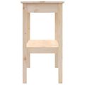 vidaXL Konzolový stolík 110x40x75 cm masívne borovicové drevo