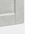 vidaXL Panel umývačky riadu Porto betónovo sivé 45x1,5x57 cm kompozitné drevo