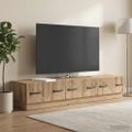 vidaXL TV skrinka 147 x 34,5 x 27 cm Dub artisan Kompozitné drevo