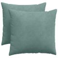 vidaXL Vankúše na pohovku 2 pcs Morská zelená 50 x 50 cm