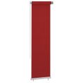 vidaXL Vonkajšia zatemňovacia roleta 60x230 cm červená HDPE