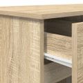 vidaXL Stôl dub sonoma Kompozitné drevo 140 x 49 x 76 cm