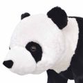vidaXL Stojaca plyšová hračkárska panda, čierno biela XXL