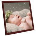 vidaXL Fotorámiky na stenu alebo stôl 5 ks tmavočervené 50x50 cm