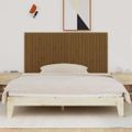 vidaXL Nástenné čelo postele medovohnedé 185x3x90 cm masívna borovica
