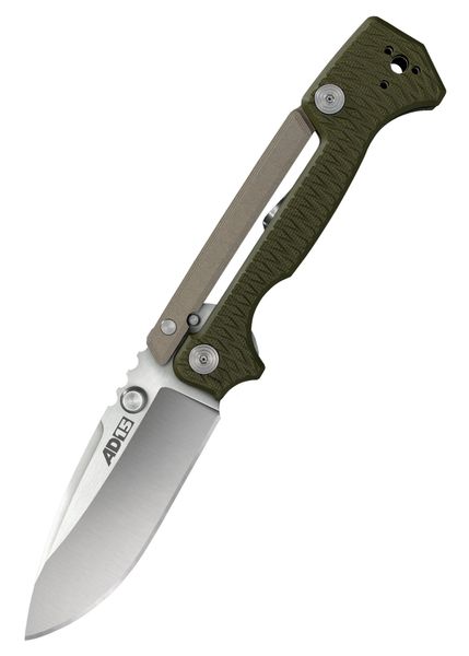 Cold Steel 58SQ AD-15 vreckový nôž 8,9cm, zelená, hliník, G10