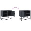vidaXL TV skrinka antracitová 68x39x60,5 cm oceľ
