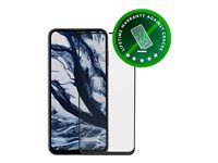 Ochrana obrazovky na mobilný telefón - sklo - farba rámu čierna - pre Samsung Galaxy A15